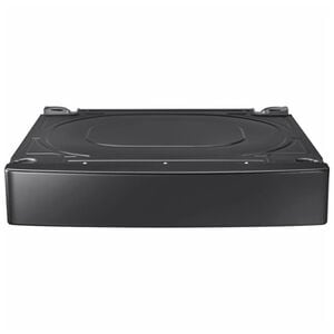 Samsung 27" Wide Riser - Brushed Black, Brushed Black/Black SS, hires