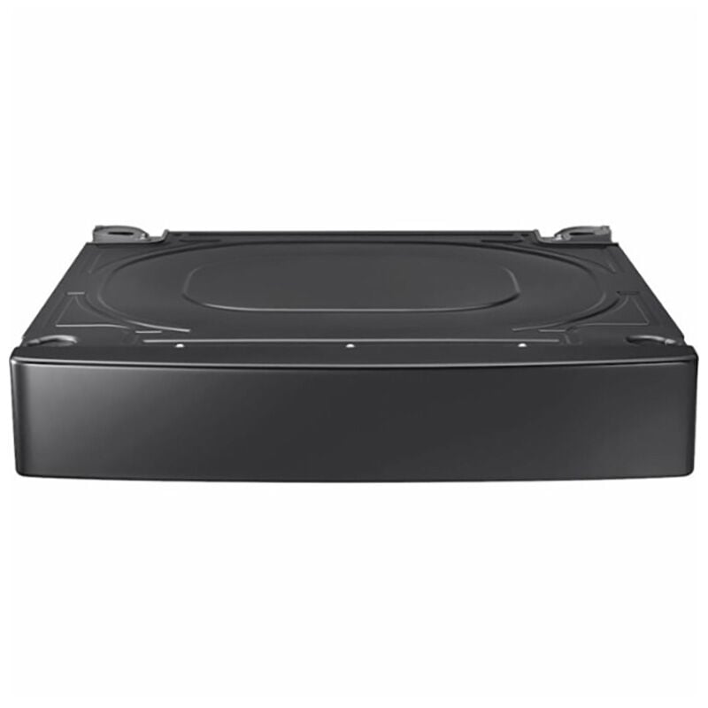 Samsung 27" Wide Riser - Brushed Black, Brushed Black/Black SS, hires