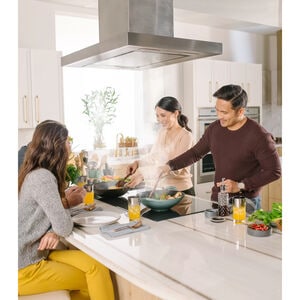 Thermador Masterpiece Series 36 in. Smart Convertible Chimney Style Range Hood with 600 CFM, 4 Fan Speeds & 4 LED Lights - Stainless Steel, , hires