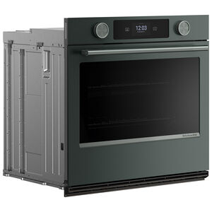 KitchenAid 30 in. 5.0 cu. ft. Smart Steam Electric Single Wall Oven with True European Convection - Juniper, , hires