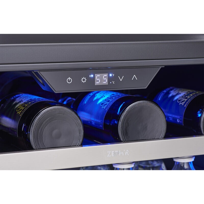 Zephyr Presrv 24 in. Undercounter Wine Cooler with Single Zone & 53