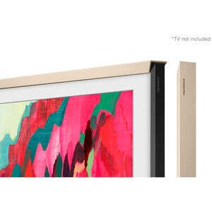 Samsung The Frame 85" Customizable Bezel - Sand Gold Metal Compatible with 2021 - 2025 Frame TVs and 2025 Frame Pro TVs, , hires