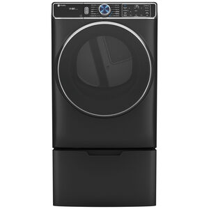 GE 16 in. Pedestal for Washers - Carbon Graphite, , hires