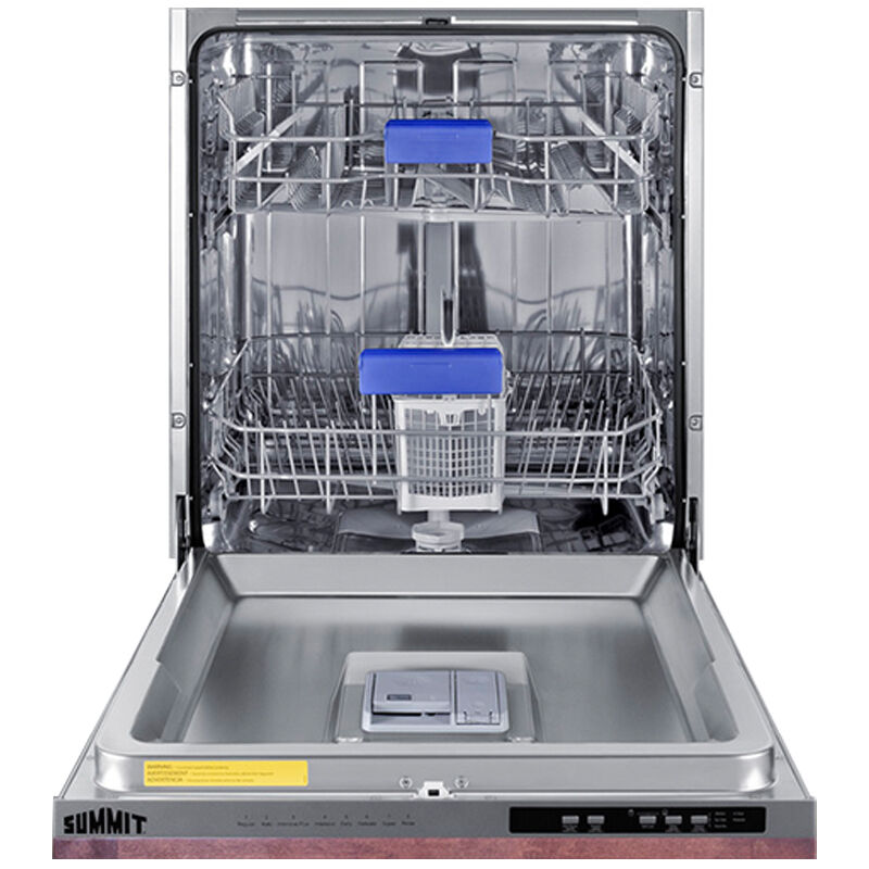 Summit 24 in. Top Control Dishwasher with 47 dBa Sound Level - Custom Panel Ready, , hires