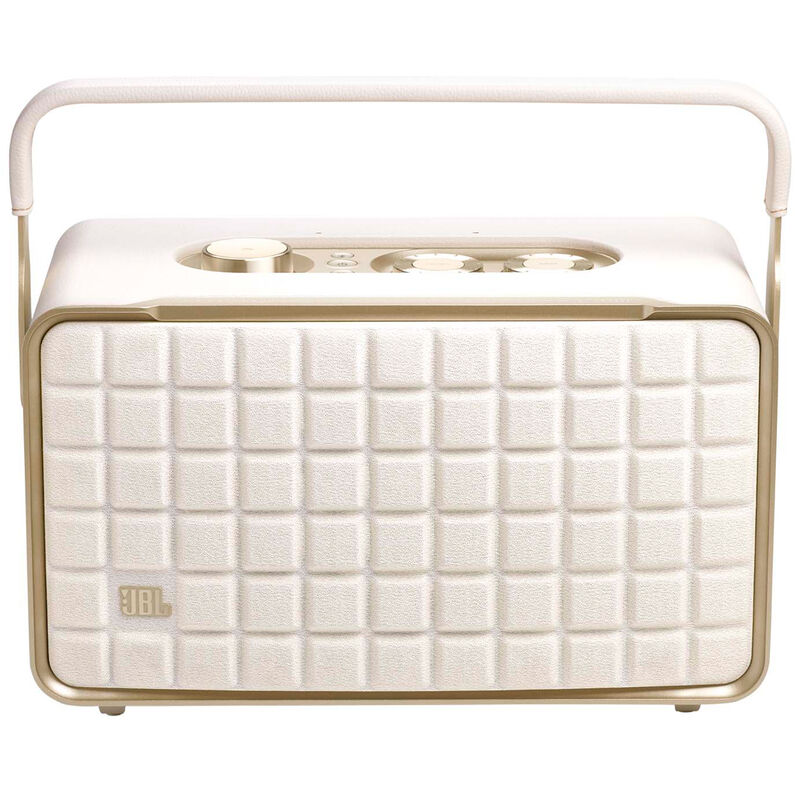 JBL Authentics 300 Bluetooth & Wi-Fi Home Speaker - White, White, hires