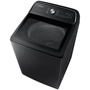 Samsung 27 in. 5.5 cu. ft. Smart Top Load Washer with Super Speed Wash - Brushed Black, Brushed Black, hires