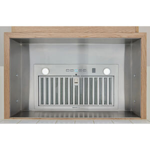 Broan PM Series 21 in. Smart Convertible Standard Style Range Hood with 650 CFM, 4 Fan Speeds & 2 LED Lights - Stainless Steel, , hires