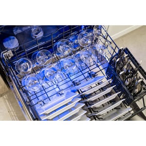 Thermador Star Sapphire 24 in. Top Control Smart Dishwasher with 42 dBa Sound Level, 3rd-Rack & StarDry - Stainless Steel, Stainless Steel, hires
