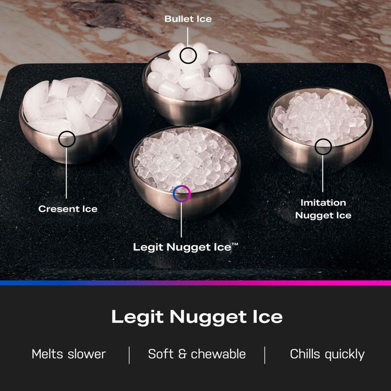 GE Profile 14 in. Smart Ice Maker with 3 lb. Ice Storage & Digital Control - Carbon Black, , hires
