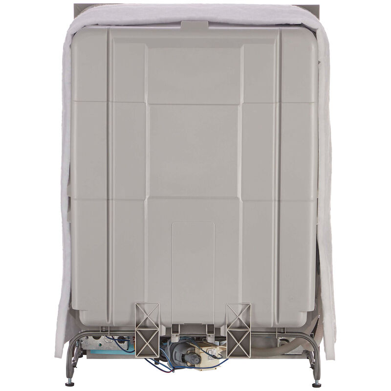Whirlpool 24 in. Front Control Dishwasher with 57 dBa Sound Level & Pocket - Stainless Steel, Stainless Steel, hires