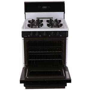 Premier 24 in. 3 cu. ft. Gas Range with 4 Sealed Burners - White, , hires