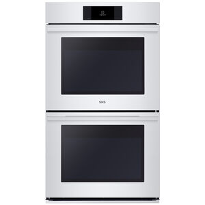SKS Transitional 30 in. 9.4 cu. ft. Smart Top Control SteamElectric Double Wall Oven with True European Convection - Stainless Steel, , hires