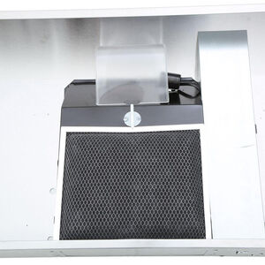 Whirlpool 30 in. Ductless Standard Style Range Hood with 140 CFM, 2 Fan Speeds & 1 Incandescent Light - Black, , hires