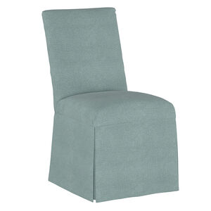 Skyline Furniture Slipcover Dining Chair in Linen Fabric - Seaglass, , hires