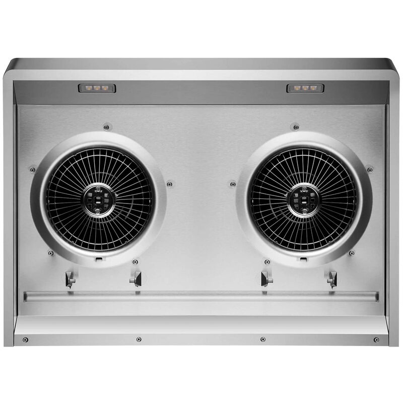 Fotile Pixie Air 30 in. Convertible Standard Style Range Hood with 800 CFM, 3 Fan Speeds & 2 LED Lights - Stainless Steel, , hires