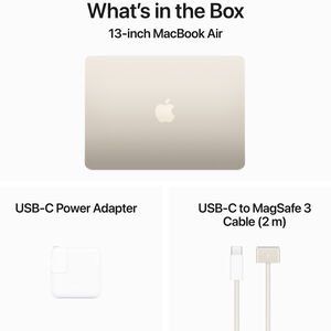 Apple 13" MacBook Air 256Gb (M3, Starlight), , hires