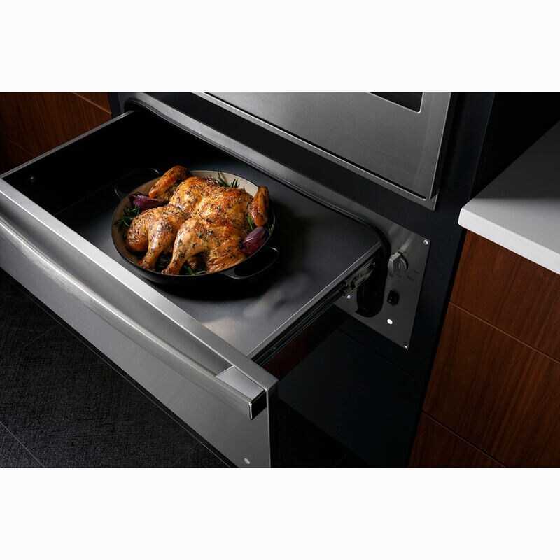 GE Profile 30 in. 1.9 cu. ft. Warming Drawer with Humidity Control - Stainless Steel, , hires