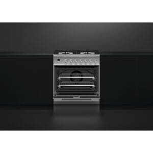 Fisher & Paykel Series 9 30 in. 3.5 cu. ft. True European Convection Dual Fuel Range with 4 Sealed Burners - Stainless Steel, , hires