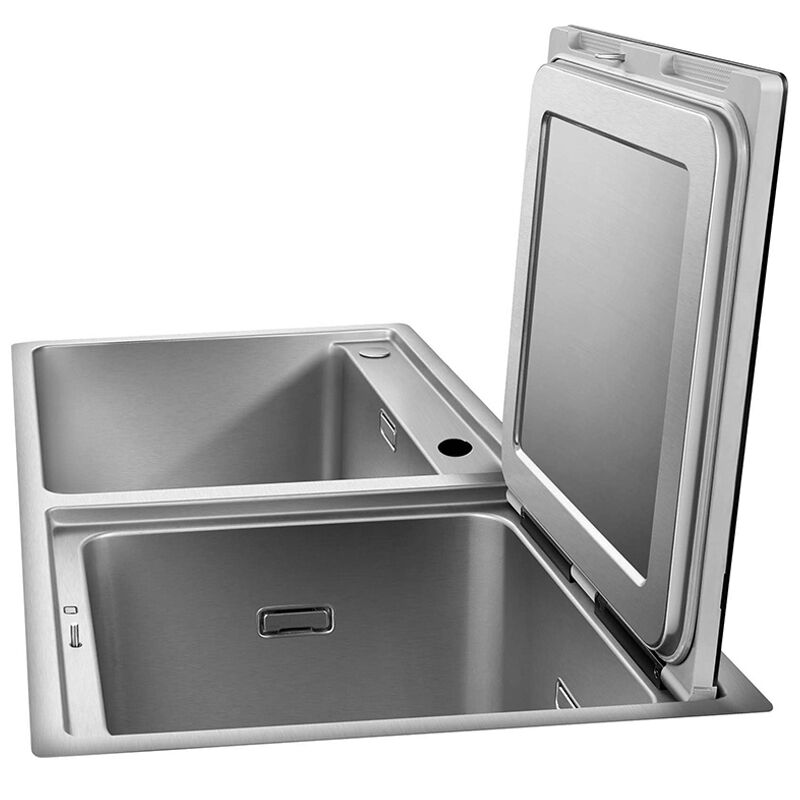 Fotile 2-In-1 In-Sink Top Control Dishwasher with 57 dBA Sound Level - Stainless Steel, , hires