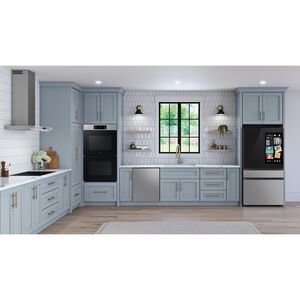 Samsung Bespoke 24 in. Top Control Smart Dishwasher with 38 dBA Sound Level, 3rd-Rack, Smart Dry with AutoRelease Door - Fingerprint Resistant Stainless Steel, , hires