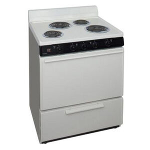 Premier 30 in. 3.9 cu. ft. Electric Range with Coil Burners - Bisque, Bisque, hires