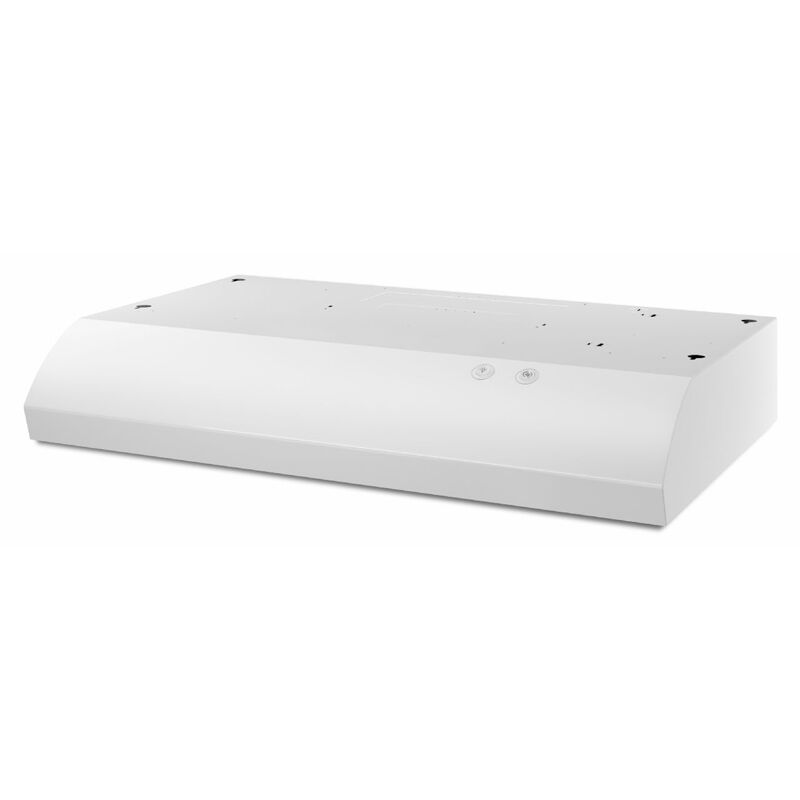 Whirlpool 30 in. Standard Style Range Hood with 2 Speed Settings, Ducted Venting & 1 Incandescent Light - White, , hires