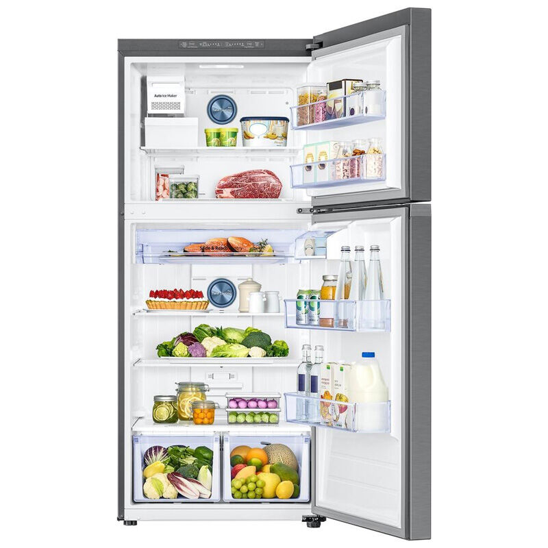 Samsung 29 in. 17.6 cu. ft. Top Freezer Refrigerator with Ice Maker - Stainless Steel, Stainless Steel, hires
