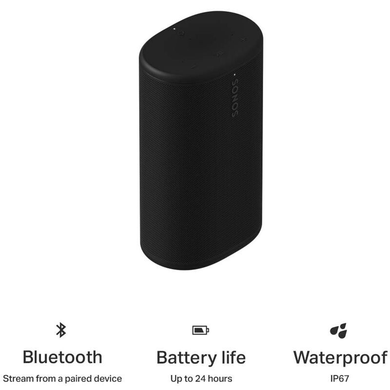 Sonos Play Bluetooth Speaker - Black | P.C. Richard & Son