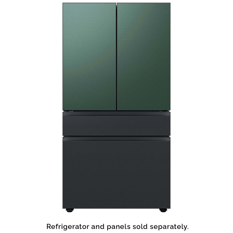Samsung BESPOKE 4-Door French Door Bottom Panel for Refrigerators - Matte Black Steel, , hires