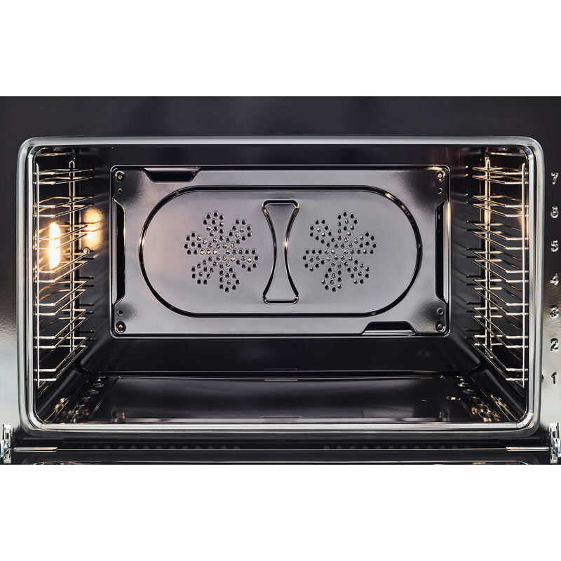 Bertazzoni Master Series 30 in. 4.7 cu. ft. Convection Oven Freestanding Natural Gas Dual Fuel Range with 5 Sealed Burners - Matte Black, , hires