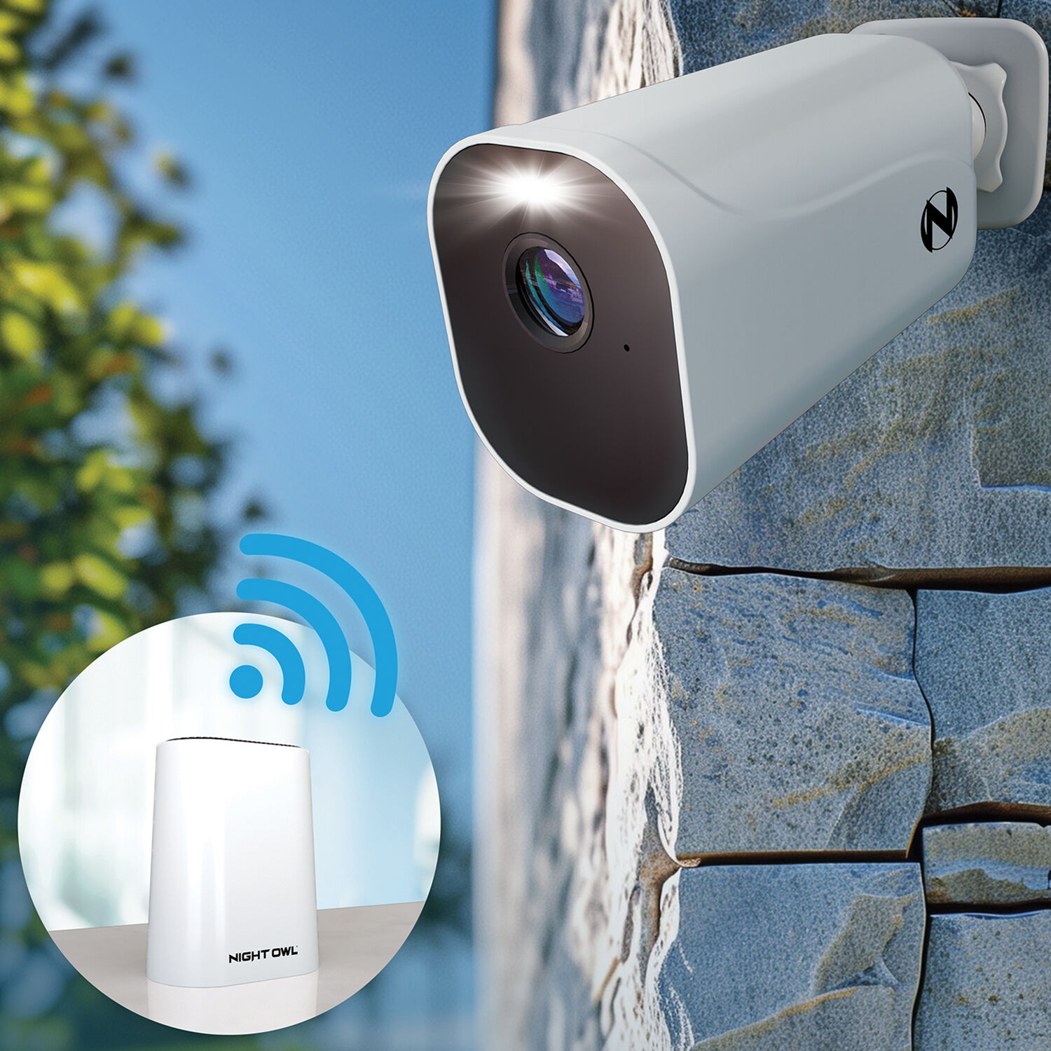 Night Owl - 8-Channel, 4-Camera Indoor/Outdoor (Rechargeable