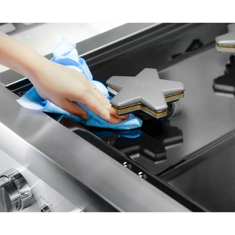 Thermador Pro Grand Professional Series 60 in. 10.6 cu. ft. Smart True European Convection Double Oven Dual Fuel Range with 6 Sealed Burners & Griddle - Stainless Steel, , hires