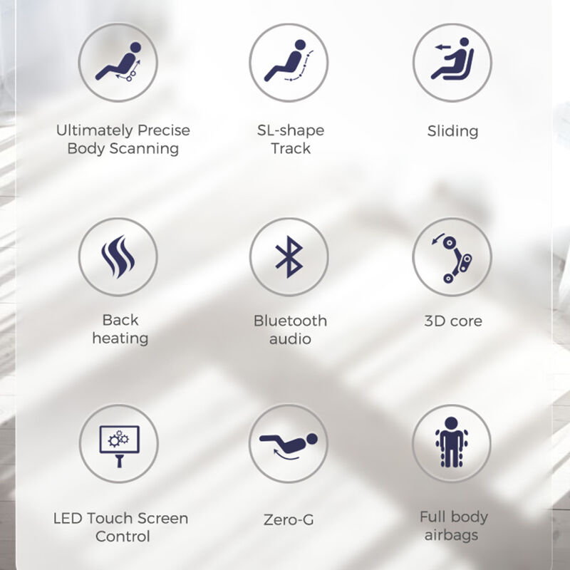 Lifesmart 4D Zero Gravity Massage Chair with Bluetooth Speakers - Gray & Black, , hires