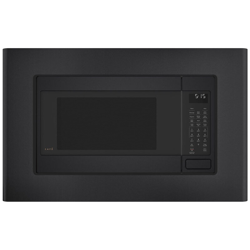 Cafe 27 in. Built-In Trim Kit for Microwaves - Matte Black, , hires
