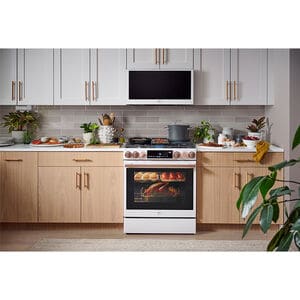 LG Studio 30 in. 1.7 cu. ft. 950W Smart Over-the-Range Microwave with 300 CFM, Convection & Sensor Cooking - Essence White, , hires