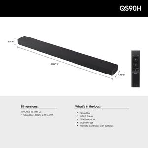 Samsung 7.1.2 Channel Dolby Atoms Smart Sound Bar with Bluetooth - Black, , hires