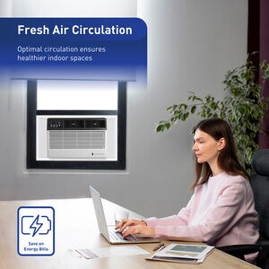 Friedrich Chill Premier Series 12,000 BTU Smart Window Air Conditioner with 3 Fan Speeds & Sleep Mode - White, , hires