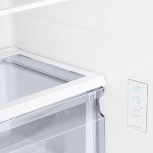Samsung 33 in. 17.5 cu. ft. Smart Counter Depth French Door Refrigerator - Fingerprint Resistant Stainless, Fingerprint Resistant Stainless, hires