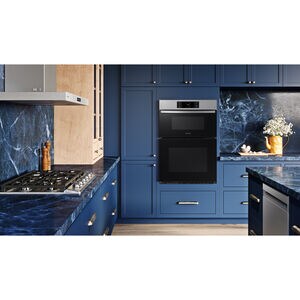 Samsung Bespoke 30 in. 7 cu. ft. Smart Speed/ Steam Electric Microwave/Wall Oven Combo with Dual Convection & Sensor Cooking - Stainless Steel, Stainless Steel, hires