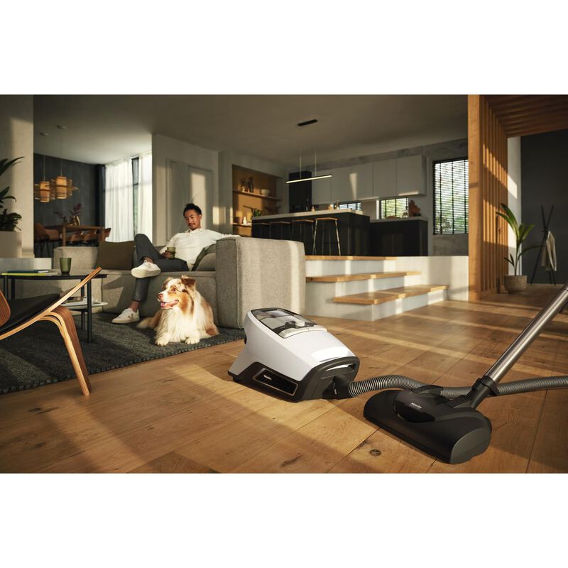 Miele Blizzard CX1 Cat & Dog PowerLine Bagless Pet Canister Vacuum with HEPA Filter & 5 Additional Tools, , hires