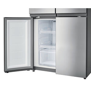 Frigidaire 33 in. 17.4 cu. ft. Counter Depth 4-Door French Door Refrigerator - Brushed Steel, , hires