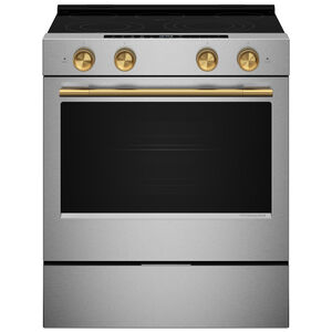 KitchenAid Handle and Knob Hardware Accessory Kit for Slide-In Convection Range - Brass, , hires