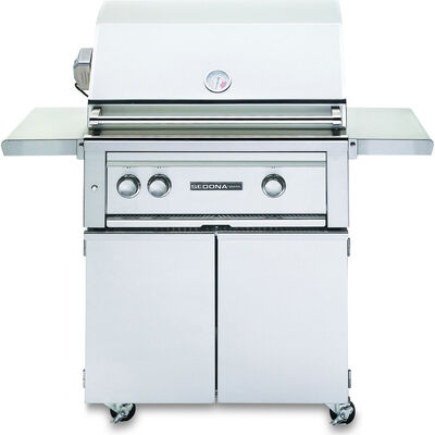 Sedona by Lynx 30 in. 2-Burner Liquid Propane Gas Grill with Rotisserie & Sear Burner - Stainless Steel | L500PSFRLP