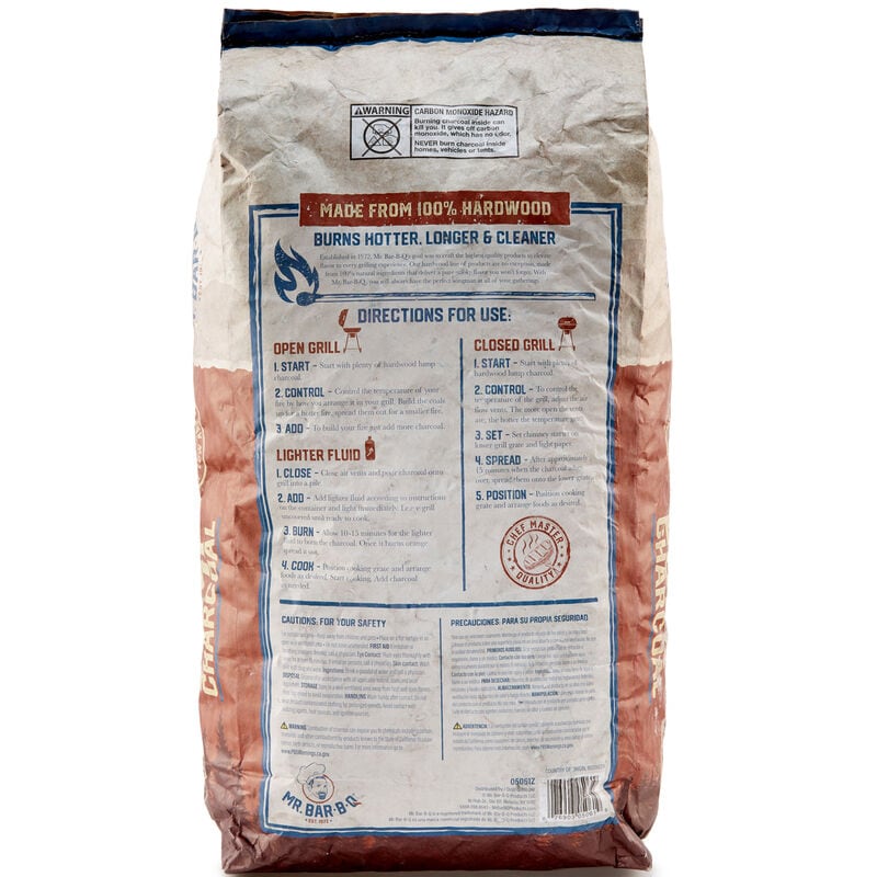MR. BAR-B-Q 16 lb bag Hardwood Lump Charcoal, , hires