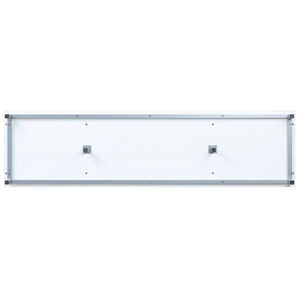 Manhattan Comfort Brighton 60" TV Stand with Glass Shelves & Media Wire Management - White, , hires