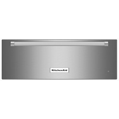 KitchenAid 27 in. 1.3 cu. ft. Warming Drawer with Variable Temperature Controls & Electronic Humidity Controls - Stainless Steel | KOWT107ESS