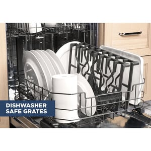 GE 30 in. 5 cu. ft. Gas Range with 5 Sealed Burners & Griddle - Slate, Slate, hires