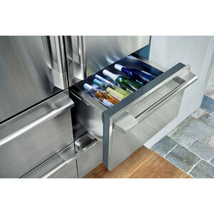 Signature Kitchen Suite 48 in. Built-In 26.0 cu. ft. Smart Counter Depth 6-Door French Door Refrigerator with Internal Water Dispenser - Custom Panel Ready, , hires