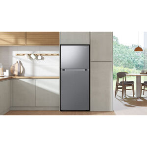 Samsung 29 in. 17.5 cu. ft. Smart Garage Ready Top Freezer Refrigerator with Ice Maker - Fingerprint Resistant Stainless, , hires