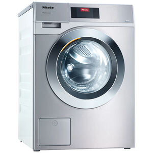 Miele 24 in. 2.5 cu. ft. Smart Stackable Front Load Washer with Sanitize Cycle - Stainless Steel, , hires